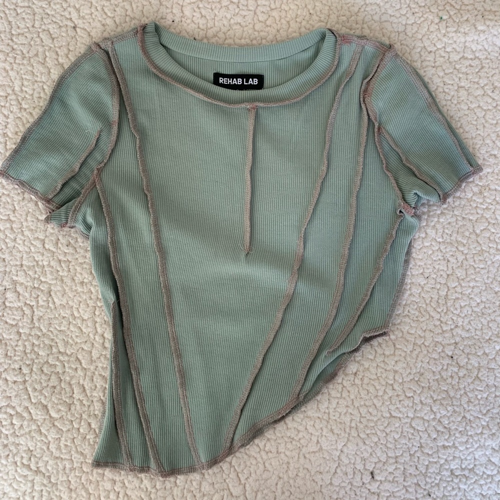 Rehab Labs Asymmetrical Seam top